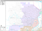 Rio Rancho Wall Map Premium Style